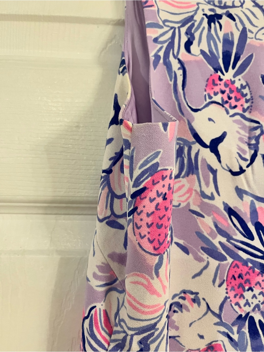 Lilly Pulitzer Size 6 Trunks In The Air Ronnie Shift Romper Light Lilac Elephant - Picture 10 of 11